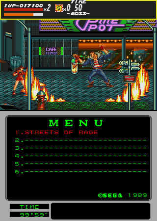 Streets of Rage (Mega-Tech) Screenshot 1